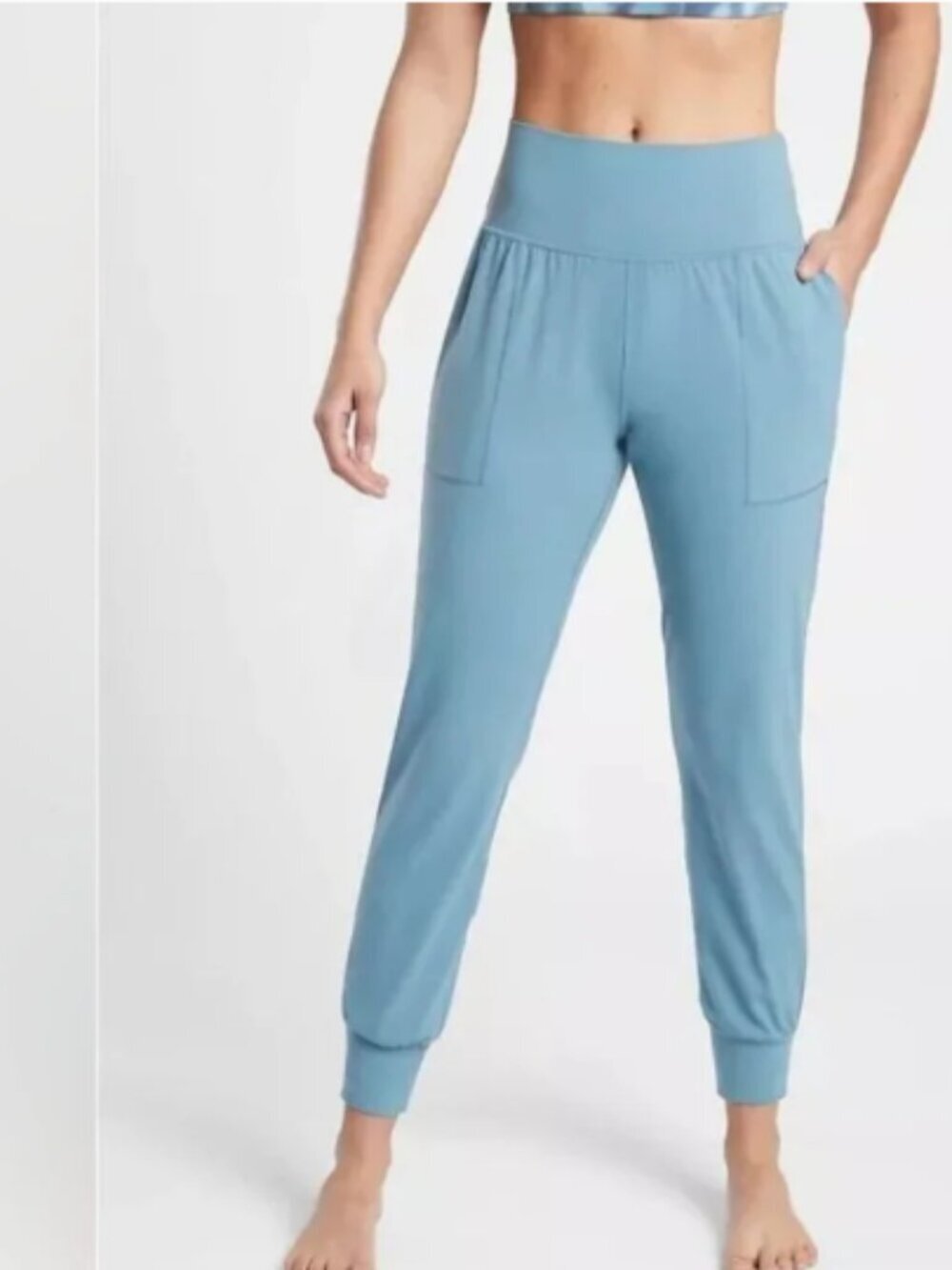 ATHLETA Salutation High Rise Joggers Blue Size Medium